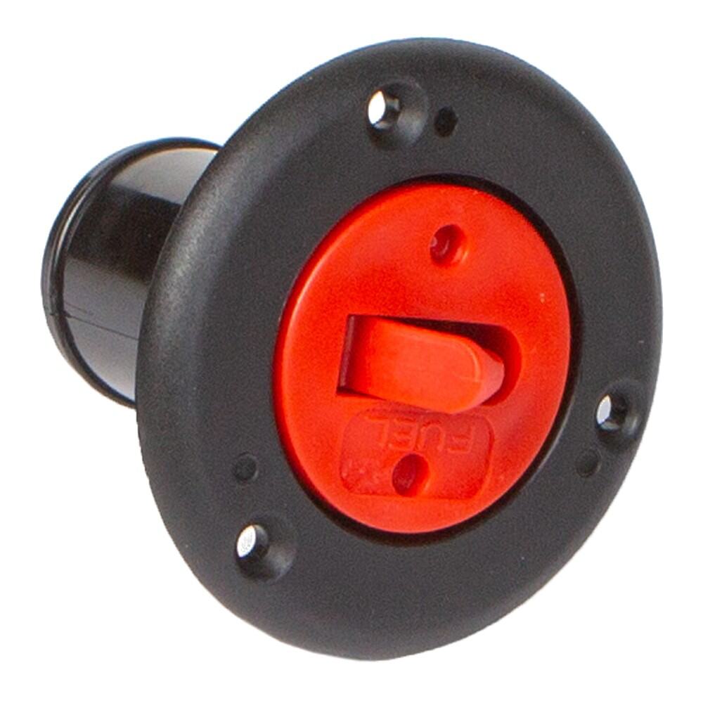 Seaflo nálevka s červeným víčkem s nápisem fuel pro hadice 38-40mm, černá