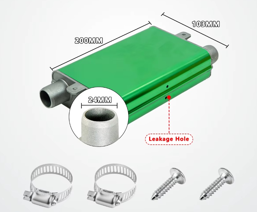 XL-AIRDD Tlumič hluku na výfuk nezávislého topení vylepšená verze