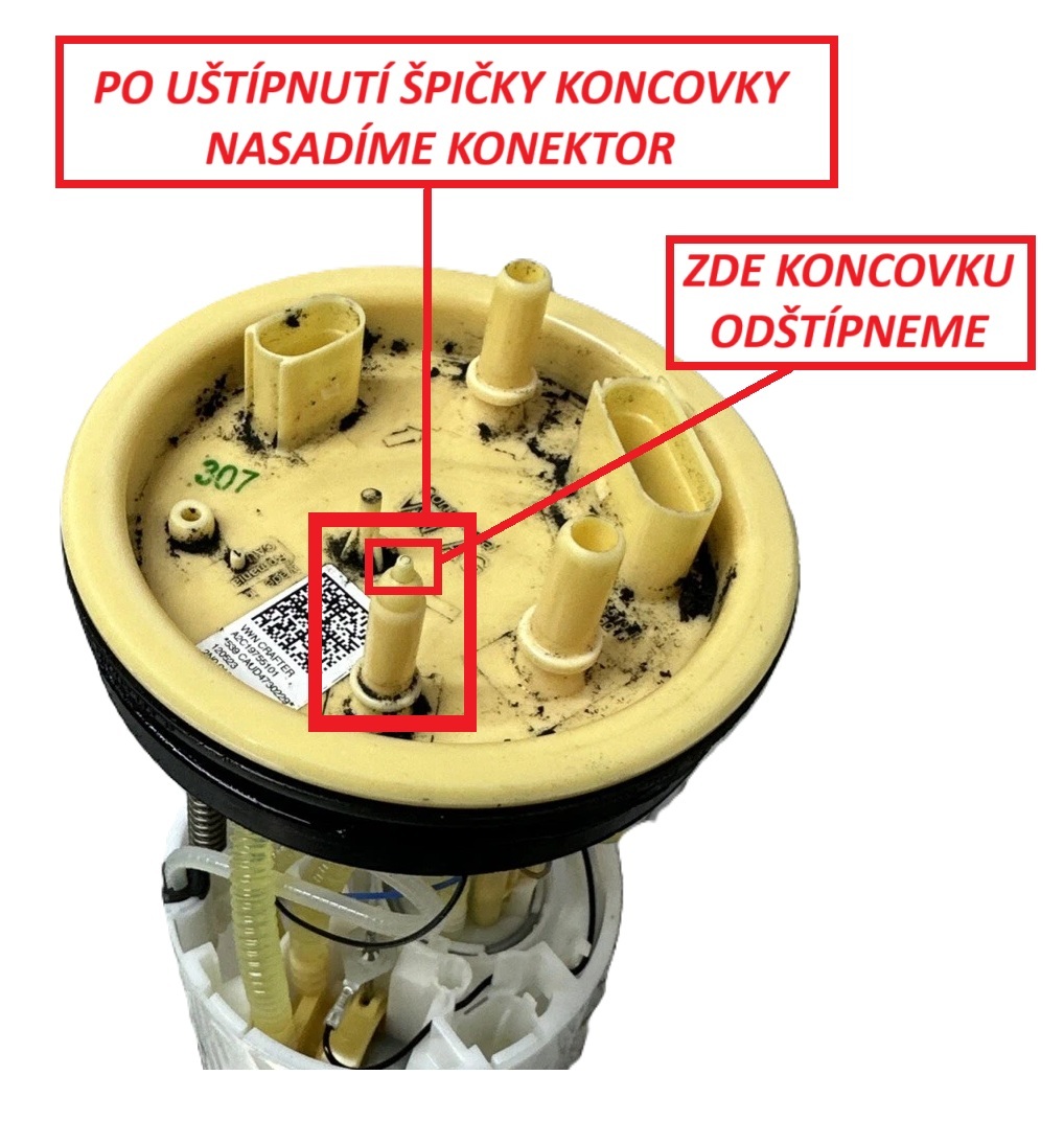 XL-AIRDD Sada pro připojení palivového rozvodu bez jehly pro VW Caddy od roku 2015 - vhodné pro všechny druhy nezávislých topení