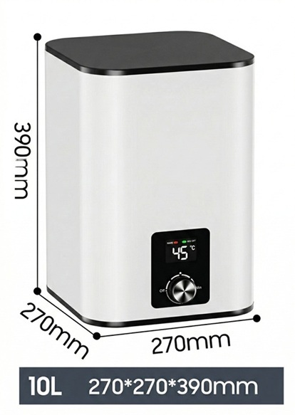 Úsporný elektrický bojler 10L 800W/230V pro karavany, lodě chaty a chalupy 