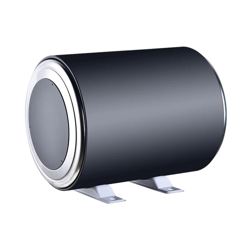 Elektrický nerezový bojler pro karavany 10 litrů s přepínatelným výkonem a napětím 12V/200W a 230V/1500W včetně vzdáleného displeje pro nastavení bojleru