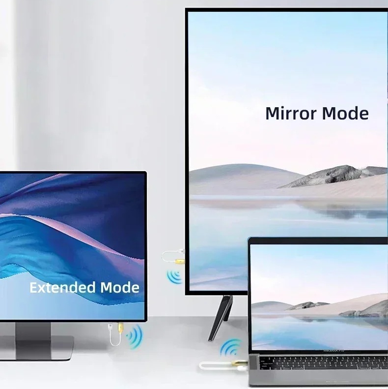 Wireless HDMI transmitter a receiver 5.8G pro zrcadlení obrazovky PC na TV