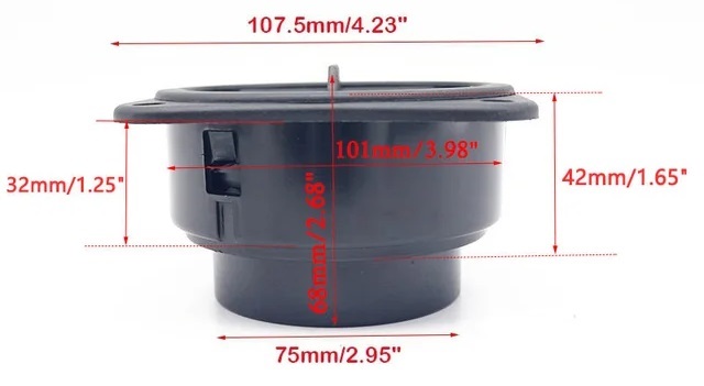 XL-AIRDD Koncovka na rozvod vzduchu 75mm