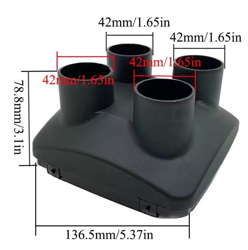 XL-AIRDD Výduch na topení 5-8 kW o průměru 42mm (4x)