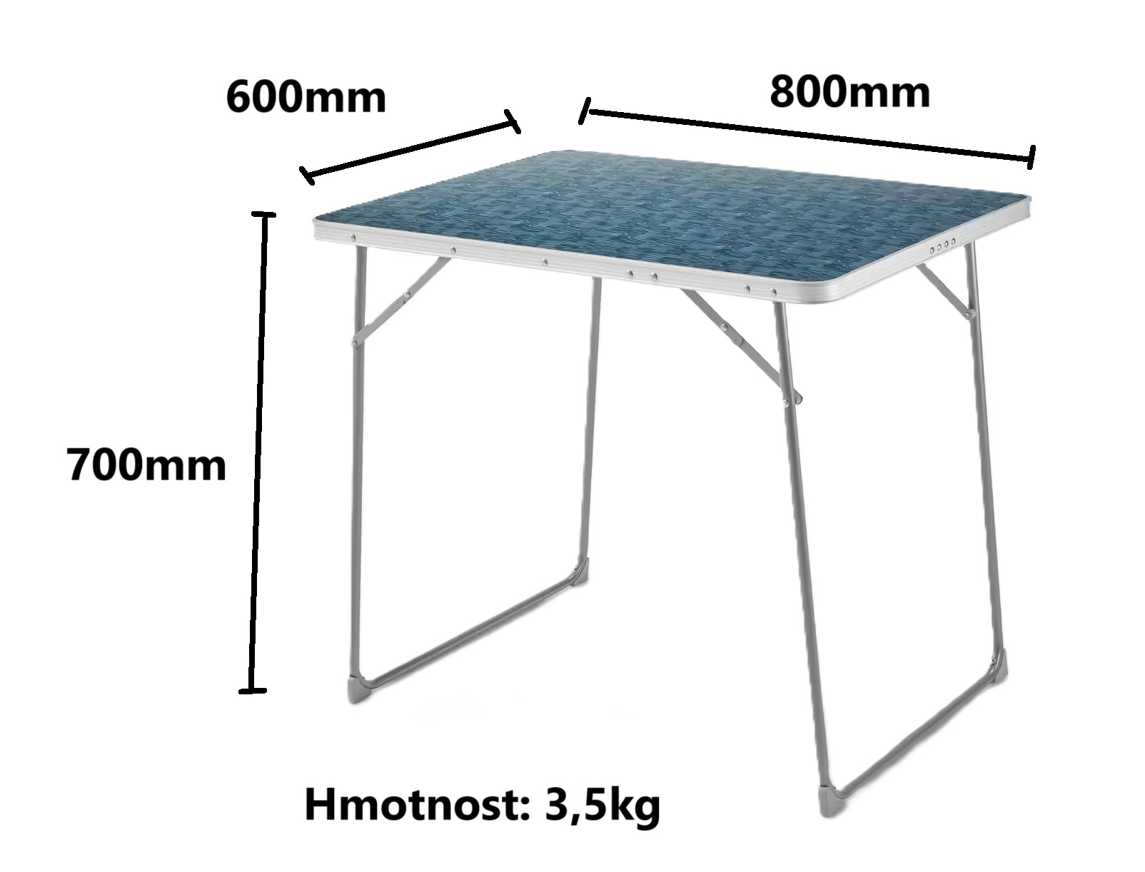 Kempingový stolek - skládací