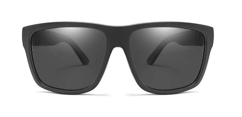 Sluneční brýle polarizační, obroučky černé, šedá skla