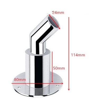 XL-AIRDD Koncovka pro odvod spalin 24mm úhel 45°