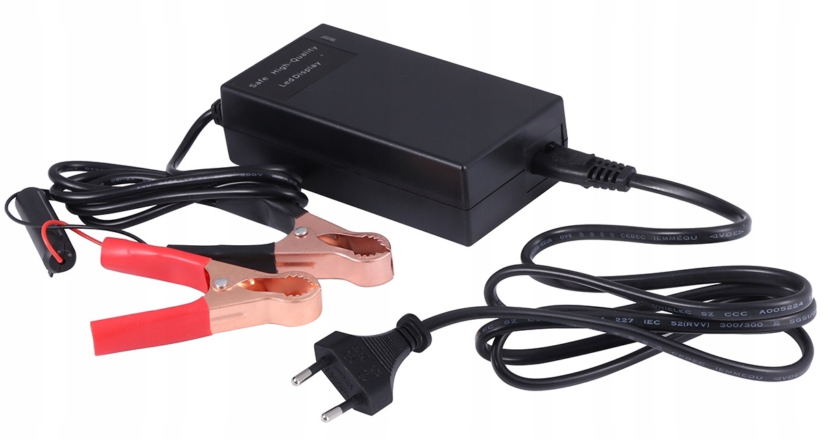 Baterie LiFePO4 12,8V 50Ah, 640Wh, včetně nabíječky 7A, Lithium-železo-fosfátová baterie, BMS