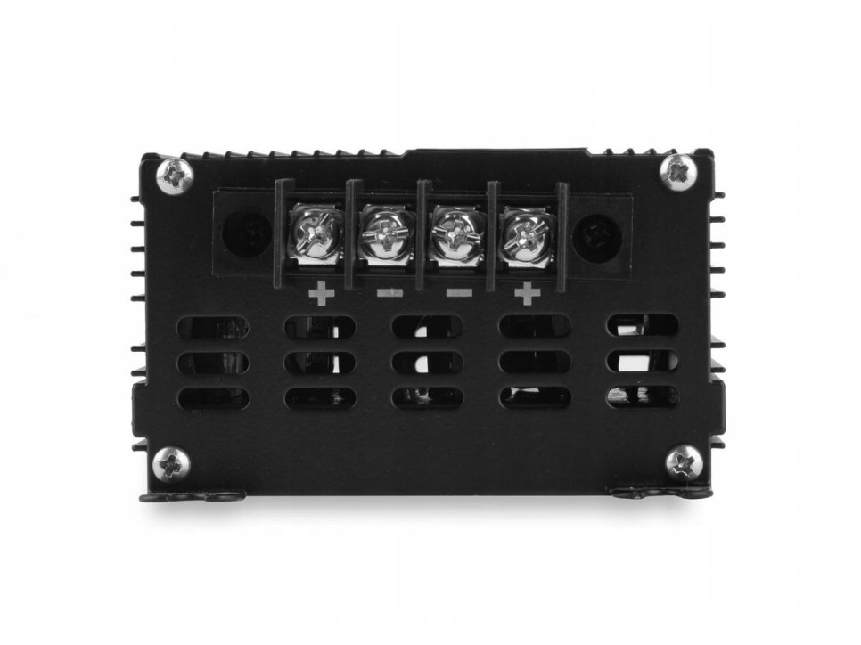 Měnič napětí se šroubovacími porty z 24V na 12V (15A)