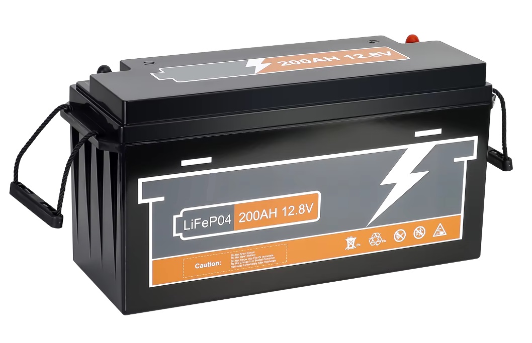 Baterie LiFePO4 12,8V 200Ah, 2560Wh, Lithium-železo-fosfátová baterie, 200A, BMS