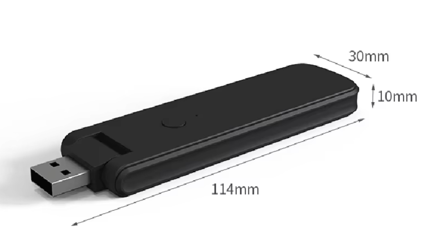Wifi modul pro vzdálené zapínání/vypínání nezávislého topení prostřednictvím aplikace v mobilním telefonu včetně časovače, USB zásuvka ohebná