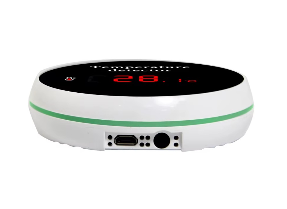  Wifi smart teplotní senzor s digitálním displejem a vzdáleným kabelovým senzorem 1m, rozsah měření -40°C - 120°C, zpětná vazba pro nezávislé topení