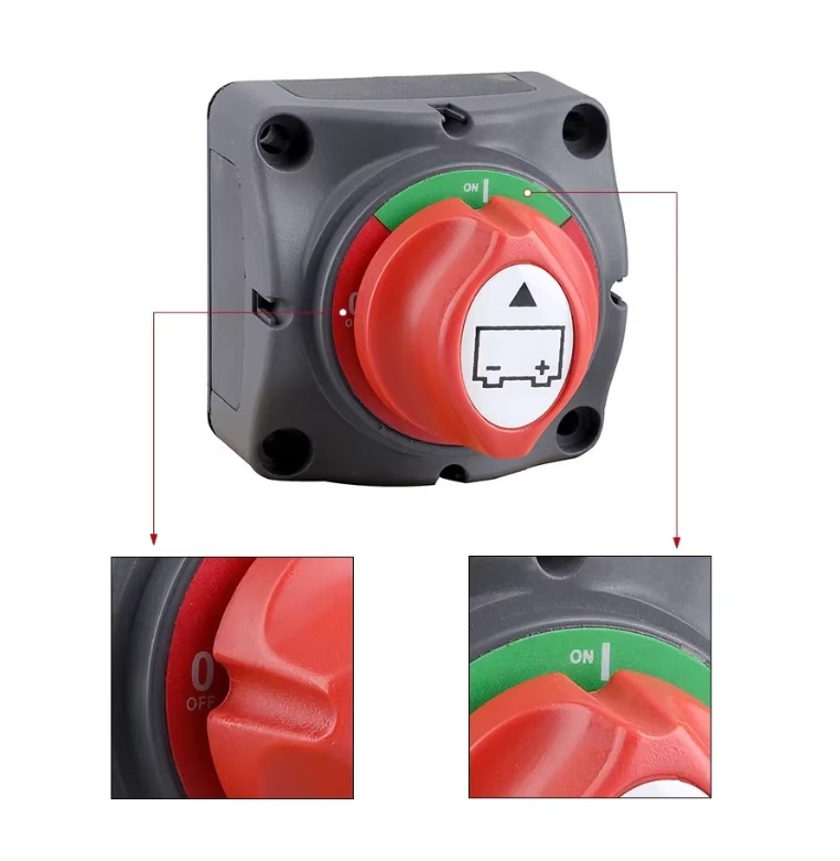 Bateriový propojovač/odpojovač 250A - 2 pozice (ON, OFF)