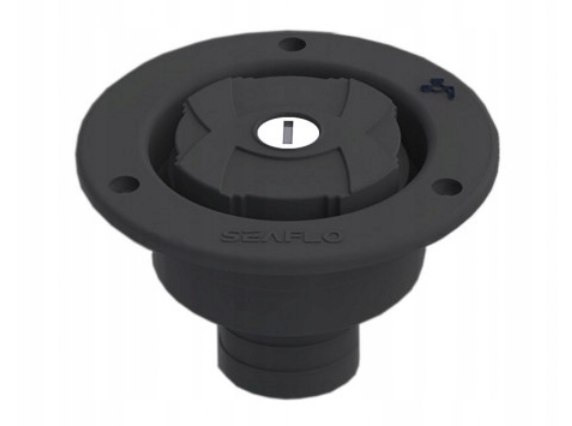 Seaflo nálevka s uzamykatelným víčkem s logem water pro hadice 38-40mm, černá