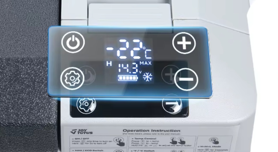 Autochladnička kompresorová, autolednice, objem 29l, napájení 12V, 24V nebo 230V, LCD displej