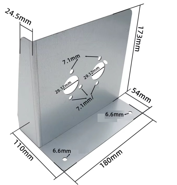 XL-AIRDD Držák 90° pro nezávislé topení 2-8kW