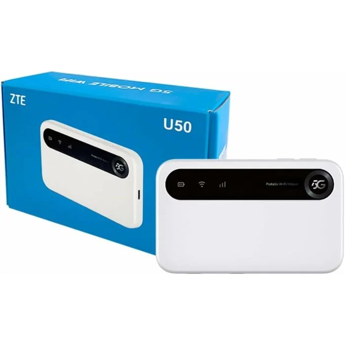 5G Mobilní Wi-Fi modem, hotspot pro SIM kartu, WIFI6 2,4 a 5,8Ghz, baterie 4500mAh, pro 32 zařízení, bílý