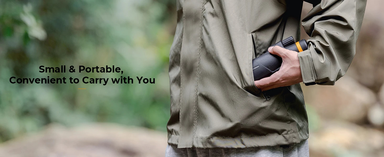 HD monokulární dalekohled 12x50 se stativem a držákem na mobil