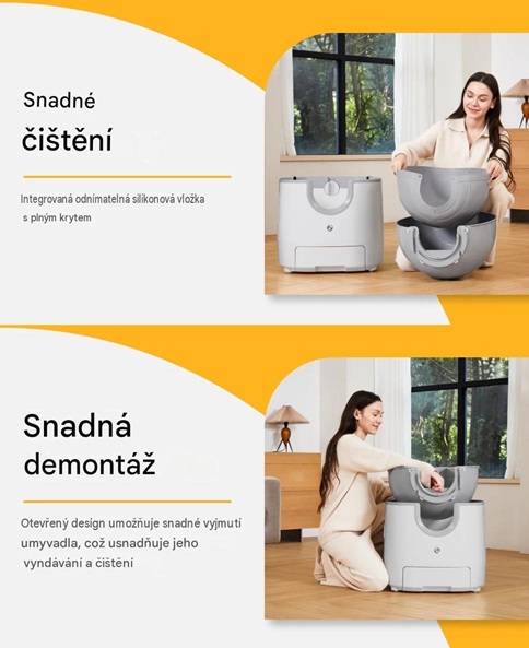Automatická samočisticí toaleta pro kočky s otevřeným horním vstupem a senzory