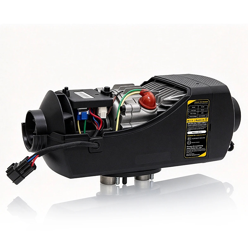 XL-AIRD Nezávislé topení 2kW včetně instalační sady, nová verze displeje, 1 výduch 60mm, 12V a 24V, Bluetooth aplikace
