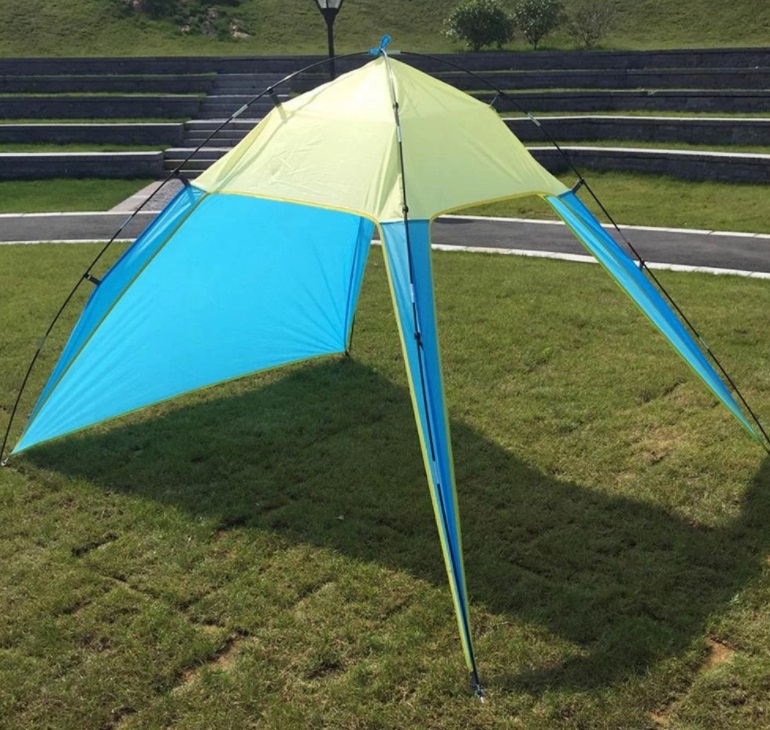 Skládací stanový přístřešek skládací altán barva modrá