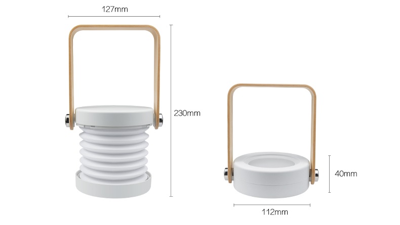 Skládací Přenosná LED Stolní Lampa