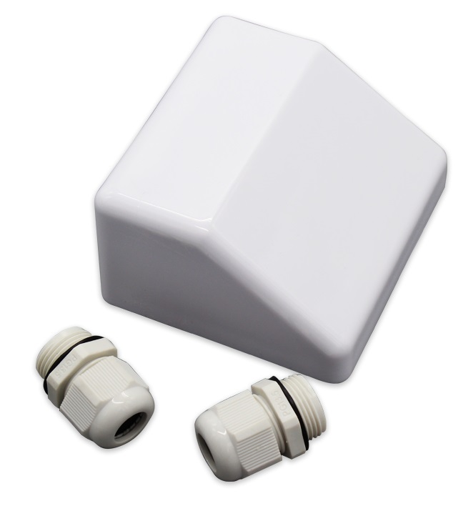 Držák pro solární panely, 4 díly včetně průchodky