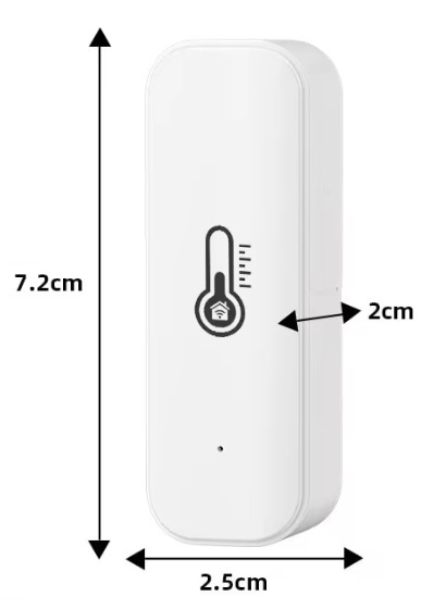 Wifi senzor teploty a vlhkosti kompatibilní s wifi modulem