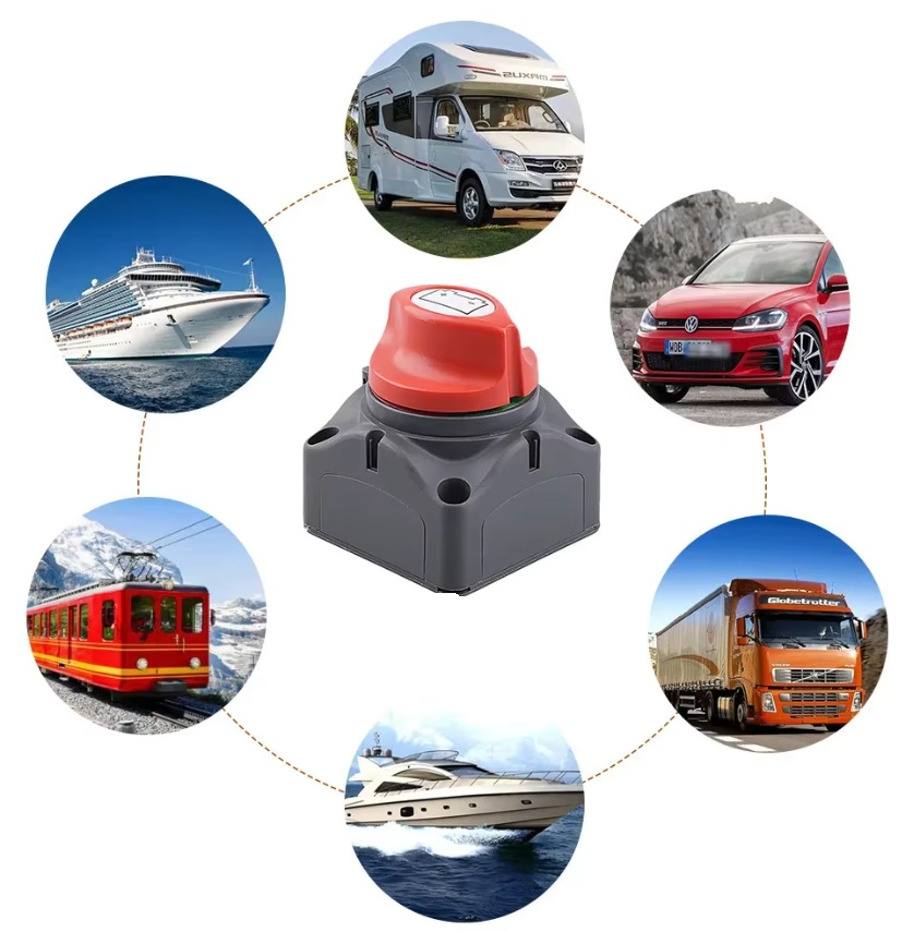 Bateriový propojovač/odpojovač 250A - 2 pozice (ON, OFF)