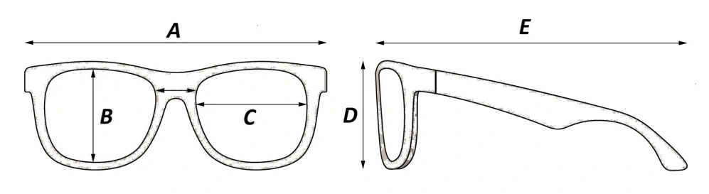 Sluneční brýle polarizační, obroučky šedo-černé, černá skla