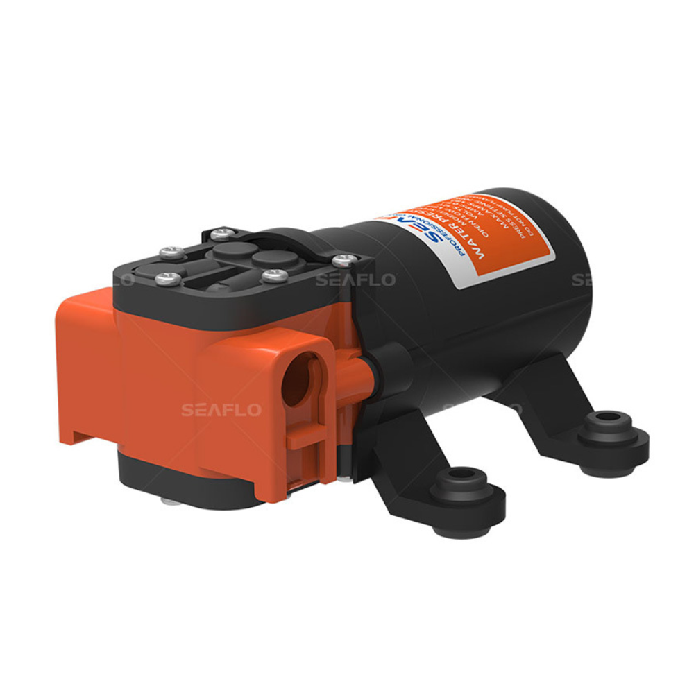 Tlakové membránové čerpadlo 3,8l/min, tlak 40PSI (2,8bar), napájení 24V, Seaflo