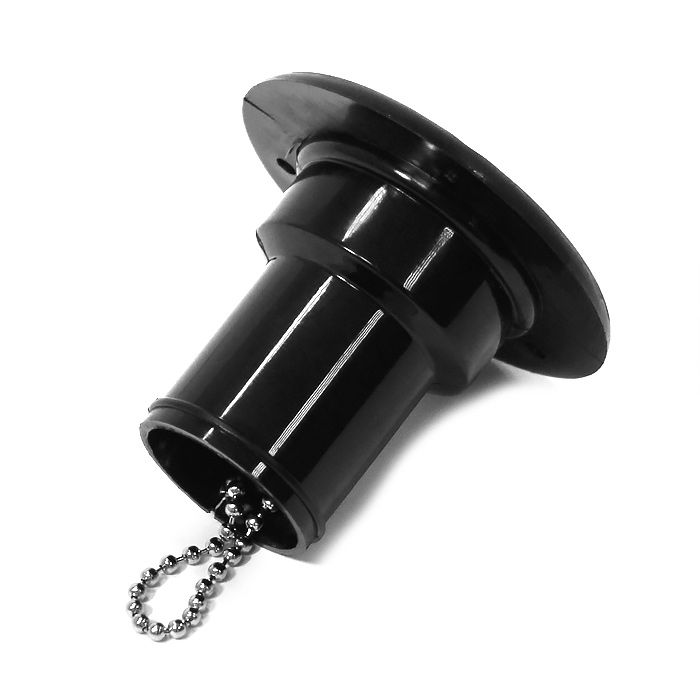 Seaflo nálevka s modrým víčkem s nápisem water pro hadice 38-40mm, černá