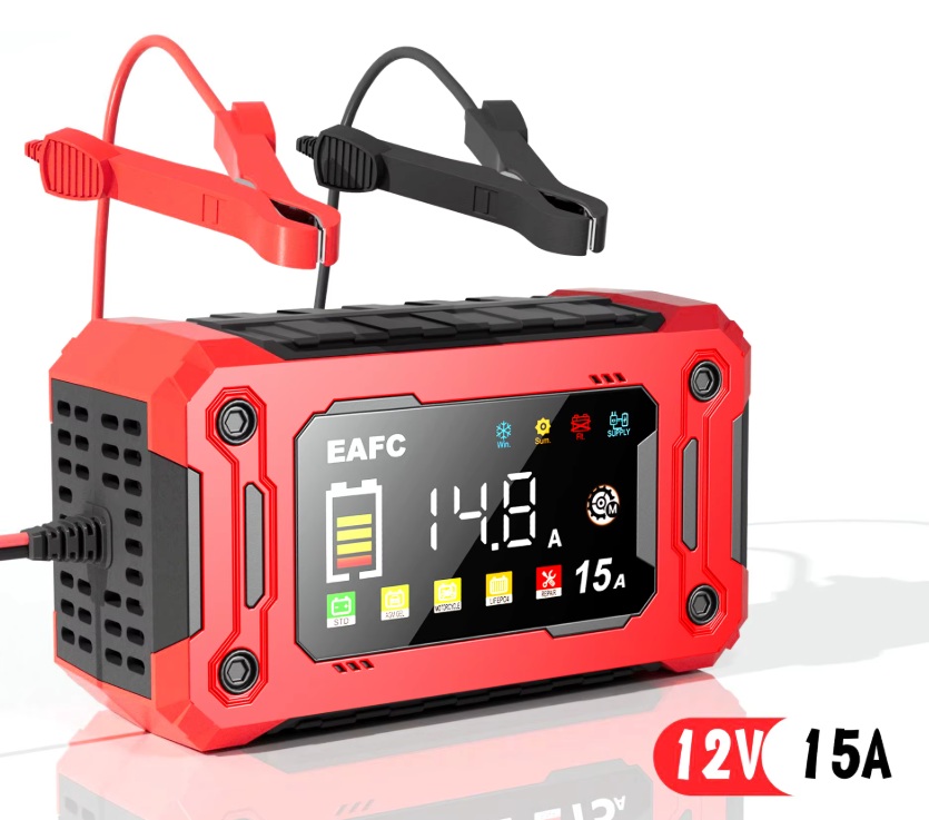 Inteligentní nabíječka baterií 12V (15A) s funkcí opravy