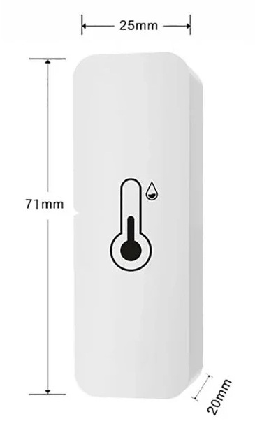 Tuya Wifi Chytrý Teploměr a Vlhkoměr – WiFi Senzor pro Google Home a Alexa