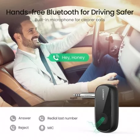UGREEN CM279 Audio transmitter, AUX, Bluetooth 5.0 aptX