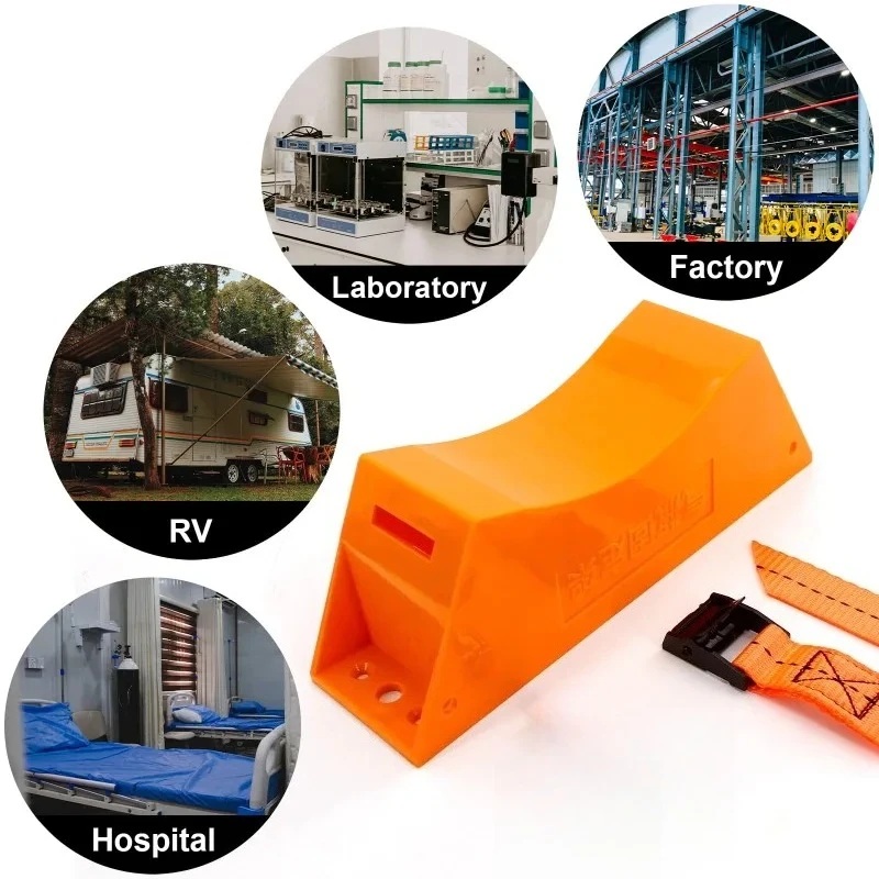 Robustní nástěnný úchyt na LPG lahve pro karavany a dílny černý