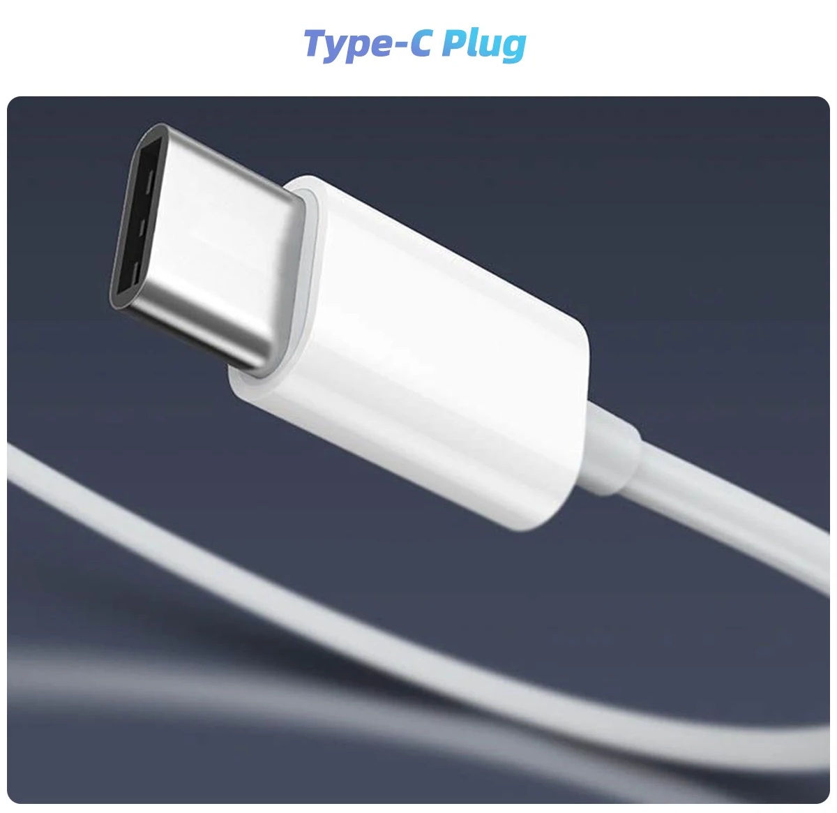 USB-C sluchátka pro iPhone 15, Samsung a POCO a další značky s konektorem typu USB-C s mikrofonem integrovaným na kabelu barva bílá