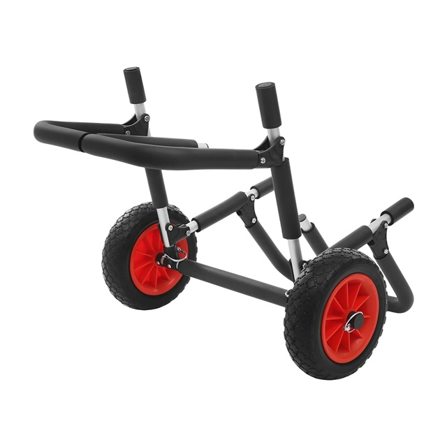 Hliníkový vozík pro současnou přepravu 2 paddleboardů (SUP)