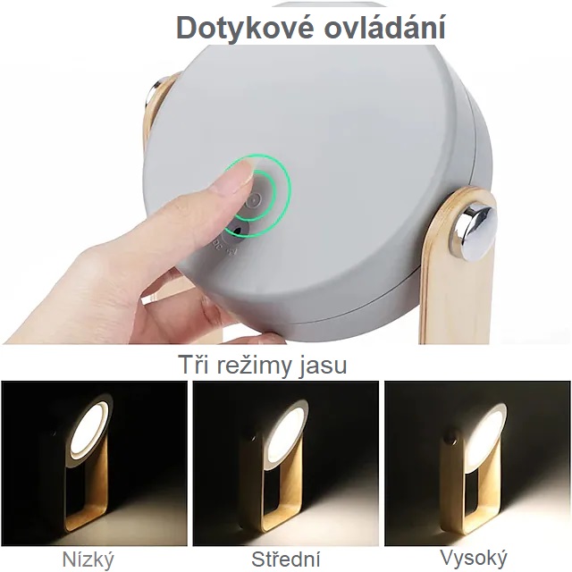 Skládací Přenosná LED Stolní Lampa