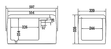 Autochladnička kompresorová, autolednice, objem 22l, napájení 12V, 24V nebo 230V, LCD displej, bluetooth aplikace, modrá