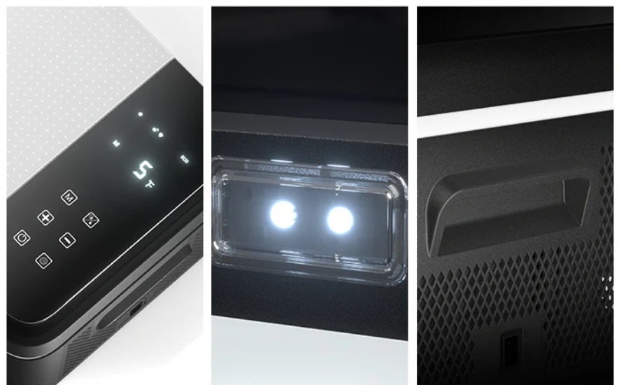 Autochladnička kompresorová, autolednice, objem 25l, napájení 12V, 24V nebo 230V, LCD displej, vnitřní osvětlení