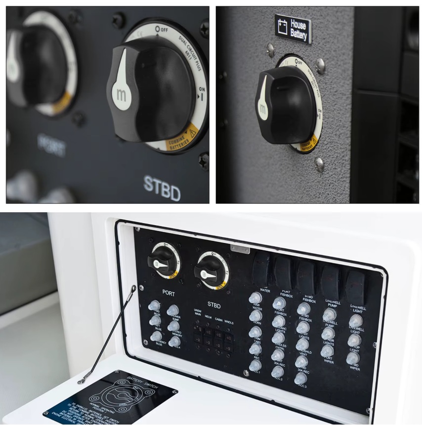 Bateriový propojovač 300A - 3 pozice (1, 2, OFF)