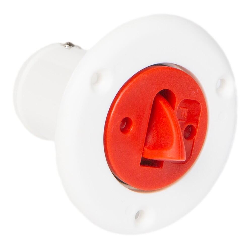 Seaflo nálevka s červeným víčkem s nápisem fuel pro hadice 38-40mm, bílá