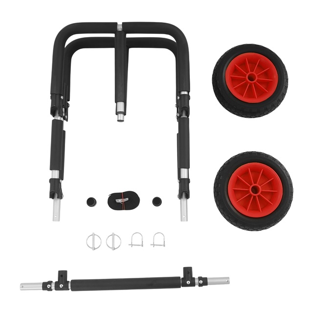 Hliníkový vozík pro současnou přepravu 2 paddleboardů (SUP)