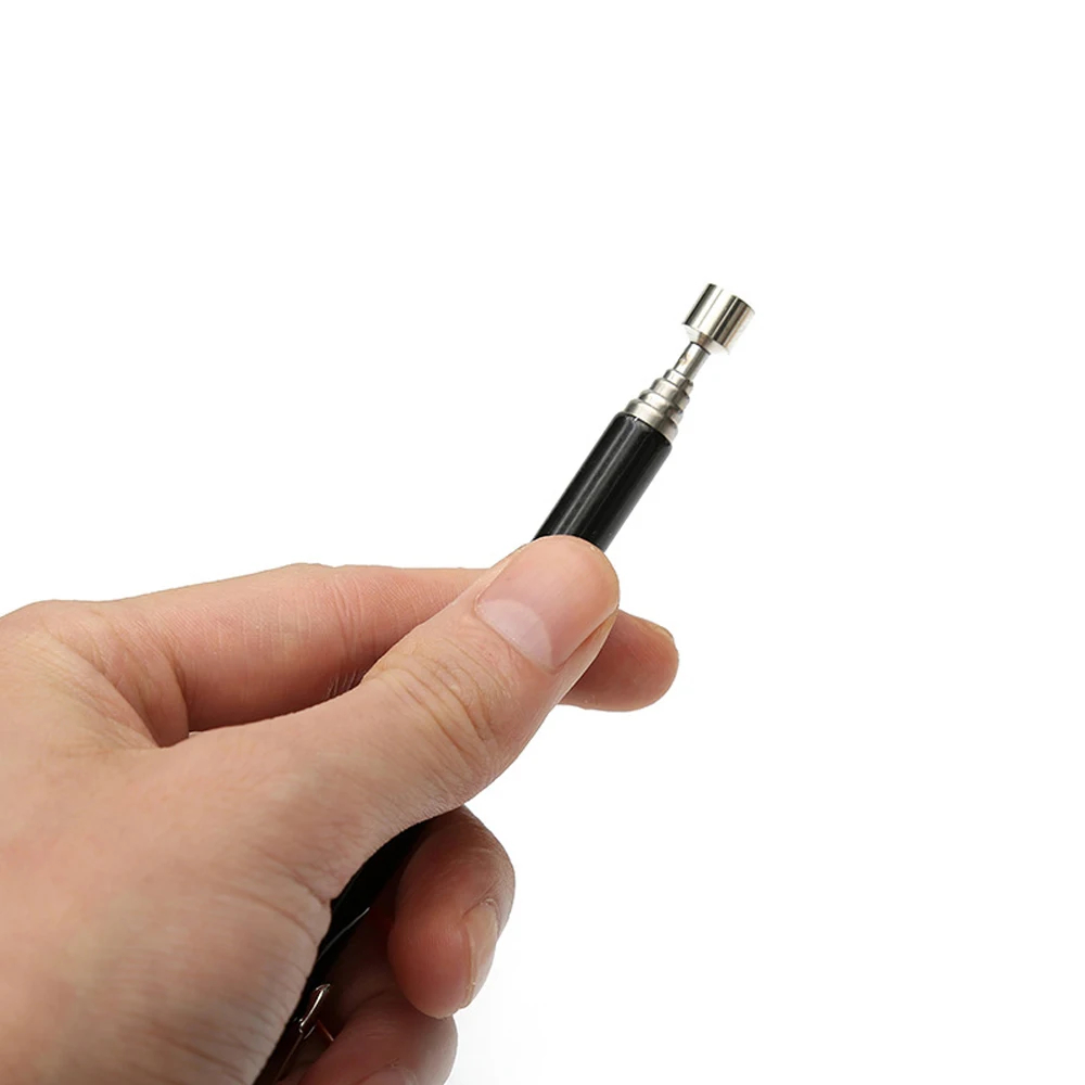 Černé teleskopické magnetické pero pro vytahování šroubů 61 cm