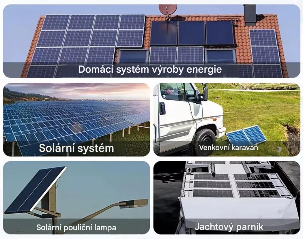Baterie LiFePO4 25,6V (24V) 100Ah, 2560Wh, Lithium-železo-fosfátová baterie, BMS, délka 485mm, včetně nabíječky 5A
