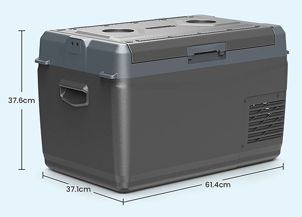 Autochladnička Alpicool kompresorová, autolednice, objem 29l, napájení 12V, 24V nebo 230V, LCD displej