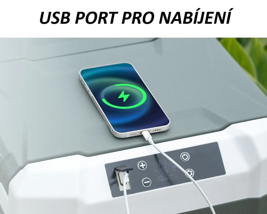 Autochladnička kompresorová Alpicool, dvouzonová autolednice, objem 25l, napájení 12V, 24V nebo 230V, LCD displej, nastavitelná dvířka