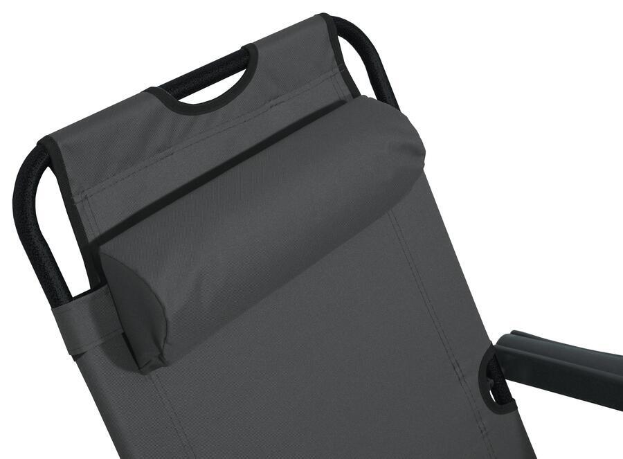 Skládací zahradní lehátko a rybářské křeslo 2v1