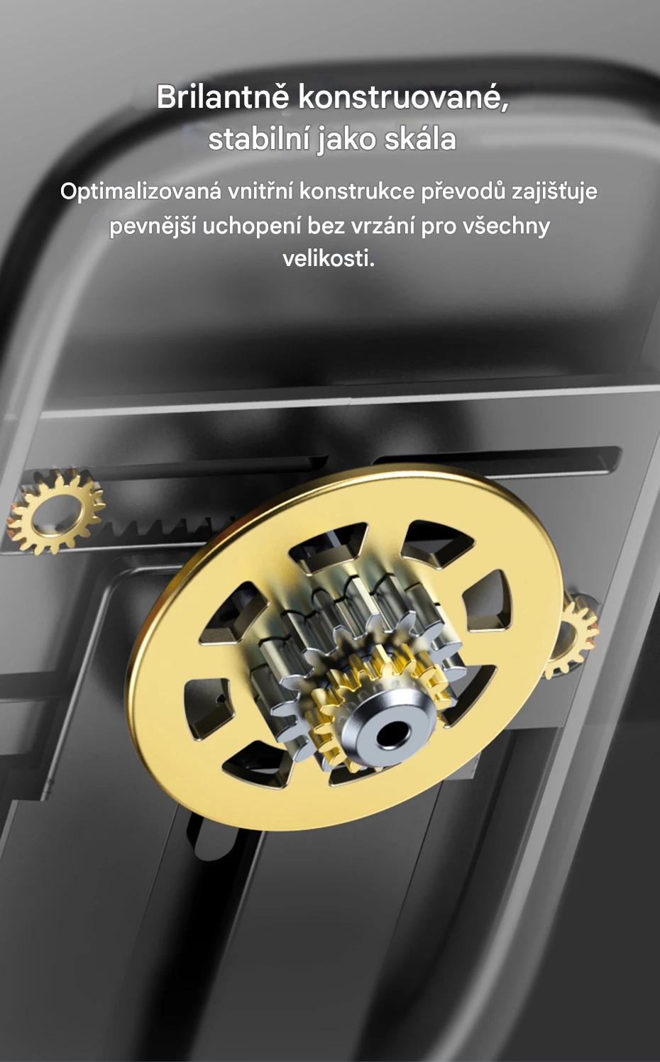 Kovový gravitační držák Baseus Metal Age II do ventilace – černý